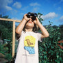 KTW surfing bird kids tee