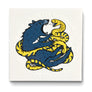 Tasmanian devil and Tasmanian tiger snake bumper sticker