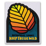 Turning of the Tasmanian fagus (nothofagus gunnii) bumper sticker by Keep Tassie Wild