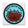 Keep Tassie Wild bumper sticker of Tasmania's native waratah (telopea truncata)