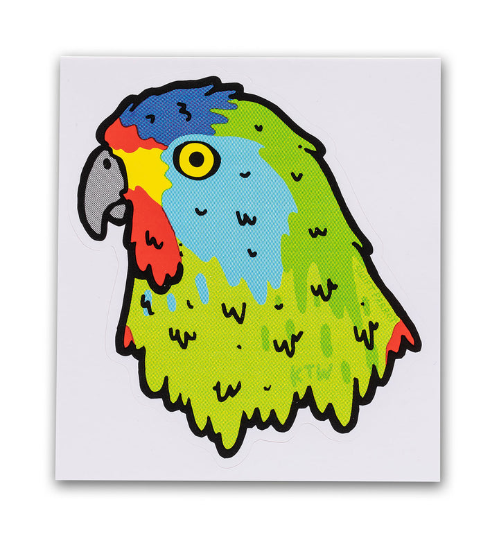 Tasmania's endangered swift parrot bumper sticker 